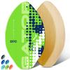 BPS 'Gator' 30 Inch No Wax Needed Skim Board - High Gloss Coated Wood Skimboard with EVA Pads - Skim Board for Beach or Flatland (Green) view 1