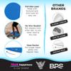 BPS 'Shaka' 40 Inch No Wax Needed Skim Board - Epoxy Coated Wood Skimboard with EVA Pads - Skim Board for Beginner to Advanced (Blue) view 3