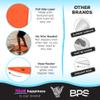 BPS 'Shaka' 40 Inch Skim Board - Epoxy Coated Wood Skimboard with EVA Pads - No Wax Needed - Beginner to Advanced - Large Orange Skimboard view 3