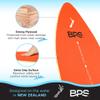 BPS 'Shaka' 40 Inch Skim Board - Epoxy Coated Wood Skimboard with EVA Pads - No Wax Needed - Beginner to Advanced - Large Orange Skimboard view 4