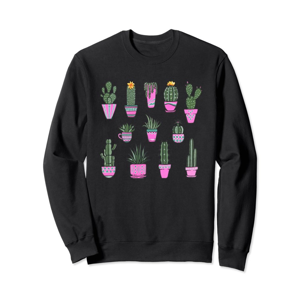 All The Potted Cacti Sweatshirt