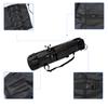 Allnice Sturdy Canvas Fishing Rod & Reel Organizer Bag Travel Carry Case Bag- Holds 5 Poles & Tackle (Black) view 4