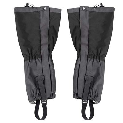 VGEBY Leg Gaiters, 1 Pair Snow Legging Gaiters Outdoor Climbing Hiking Legging Gaiters Shoe Boots Cover for Adult (Black) Zipper Leg Gaiter Cb Gaiters