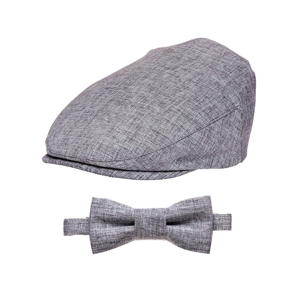 Born to Love Baby Boy's Hat Vintage Driver Caps XS 48 cm Gray Set