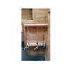 Nilson Direct Cedar Made Ice Fishing Rod Rack Holder Wall Ceiling Mount view 2