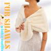 Yalice Women's Wedding Faux Fur Shawl and Wrap Bridal Fur Stole Cape Fur Scarf for Bride and Bridesmaids (Beige) view 3