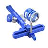 MILAEM Archery Compound Bow Sight Kit 37/45 Degree Hooded Peep Sight 8X Magnification Optical Fiber Pin Scope Sight (37 Degree Blue, 8X) view 2