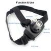 Lalomo Rechargeable LED Headlamp,Super Bright Head lamp Headlight Flashlight with Laser for Indoor and Outdoor Runing,Hiking,Camping,Fishing,Hunting view 3