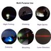 Lalomo Rechargeable LED Headlamp,Super Bright Head lamp Headlight Flashlight with Laser for Indoor and Outdoor Runing,Hiking,Camping,Fishing,Hunting view 4
