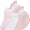 Dr. Motion Women's 2PK Compression Low Cut Socks Sockshosiery, Pale Salmon/White tri color dots, ONE SIZE view 2