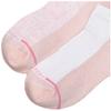 Dr. Motion Women's 2PK Compression Low Cut Socks Sockshosiery, Pale Salmon/White tri color dots, ONE SIZE view 3