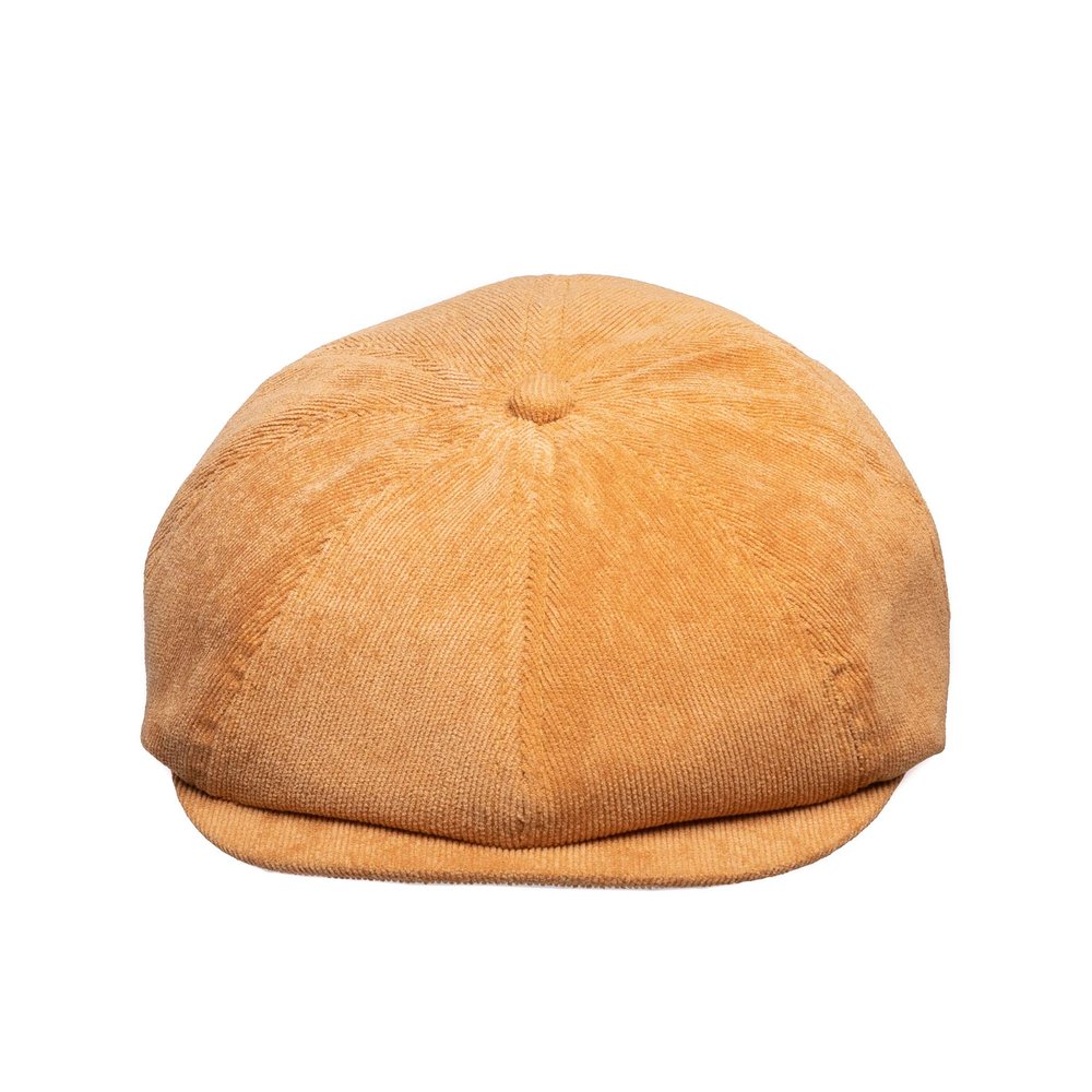 Born to Love Flat Scally Cap Boy's Tweed Page Boy Newsboy Baby Kids Driver Cap Hat XXS, Mustard Newsboy