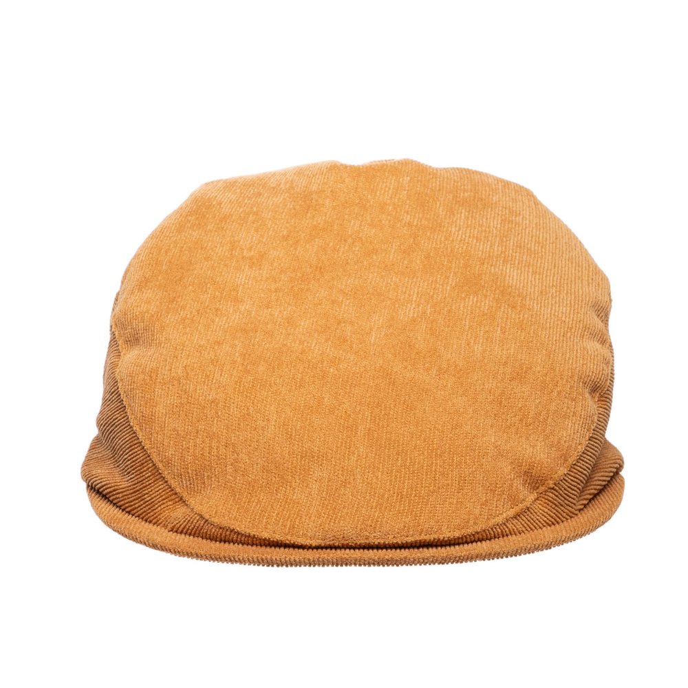 Born to Love Flat Scally Cap - Boy's Tweed Page Boy Newsboy Baby Kids Driver Cap Hat (L 54cm, Mustard Driver)