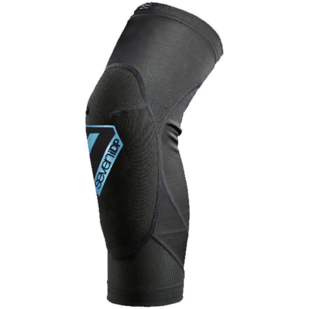 7iDP Youth Transition Knee Pads for Mountain Biking and Action Sports, Large/X-Large, Black