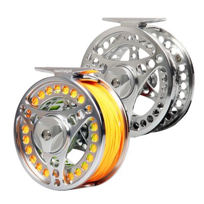 ANGLER DREAM EX-ALC 5/6WT CNC Machined Large Arbor Fly Fishing Reel with Line Combo 3 5 8 9WT Fly Line Backing Leader