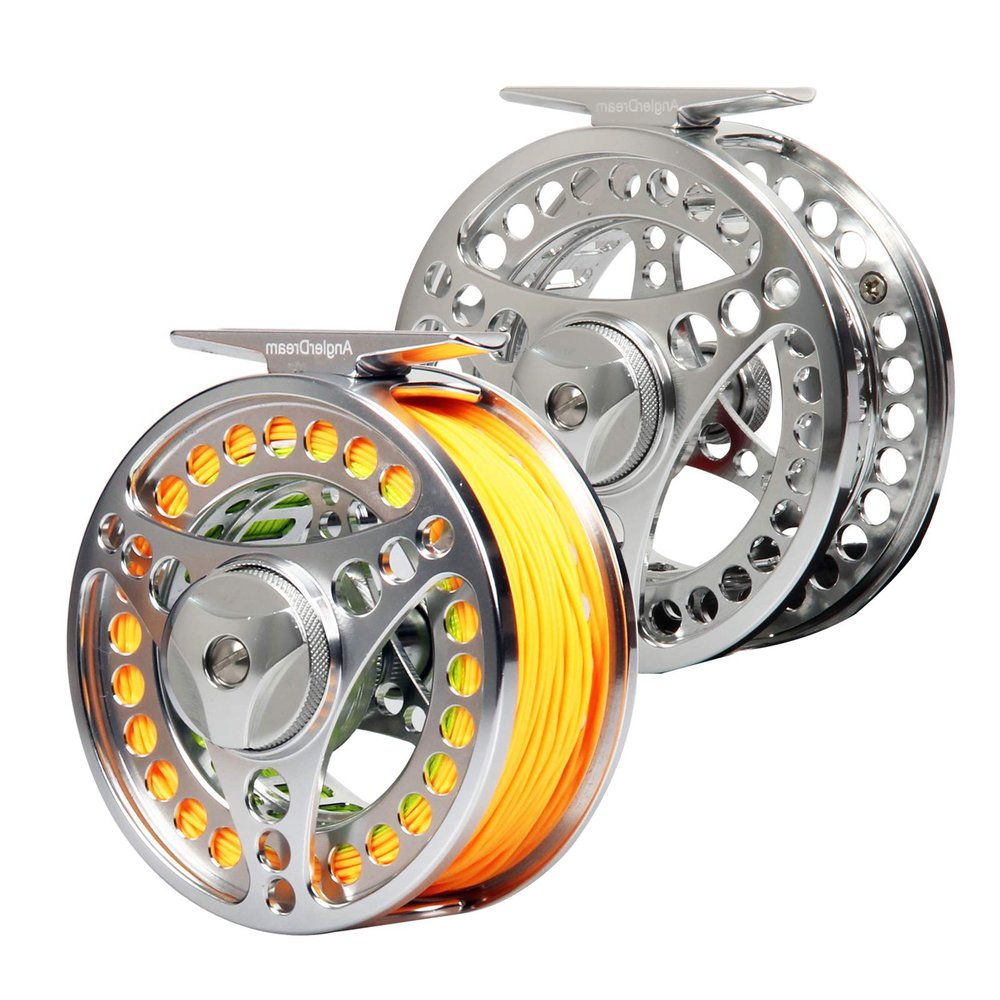 ANGLER DREAM EX-ALC 5/6WT CNC Machined Large Arbor Fly Fishing Reel with Line Combo 3 5 8 9WT Fly Line Backing Leader