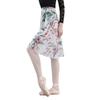 118143006 Long Wrap Ballet Skirt Multicolor Floral Dance Skirt (M, White) view 2