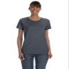Gildan Women's Heavy Cotton Adult T-Shirt, 2-Pack Shirt, Dark Heather, Medium view 2