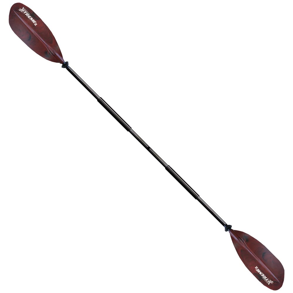 SeaSense Xtreme 2 Kayak Paddle, Red-Black, 84 - Fiberglass Reinforced Nylon Blades, 2-Piece Construction - Great for Sport, Sea, Whitewater, Recreational & Fishing Kayaking