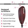 SeaSense Xtreme 2 Kayak Paddle, Red-Black, 84 - Fiberglass Reinforced Nylon Blades, 2-Piece Construction - Great for Sport, Sea, Whitewater, Recreational & Fishing Kayaking view 4