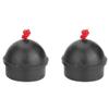 Rubber Pool Billiard Cue Chalk Holders with Cord, Billiard Cue Chalk Holder, Non-Slip Cue Tip Chalk Billiard Pool Cue Chalk Holder for Snooker Pool (2pcs)(Black), Wholesale Business