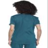 Cherokee Scrubs for Women Tuckable V-Neck O.R. Scrub Top with Chest Pocket,Soft Stretch,Easy Care Medical Uniform Plus Size - WW657, 3XL, Caribbean Blue view 4
