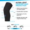 7 iDP Sam Hill Lite Elbow Pads - Black & Blue (Small) view 3