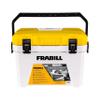 Frabill Magnum Bait Station 19 Quart Live Bait Well, White and Yellow view 1