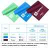 A AZURELIFE Resistance Bands,Professional Long Non-Latex Elastic Stretch Bands,Exercise Bands for Physical Therapy, Yoga, Pilates, Rehab, at-Home or The Gym Workouts, Strength Training view 4