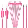 Archery Youth 24 26 28 Inch Fiberglass Archery Targeting Arrows for Youth Practise Recurvebow Compound Bow Shooting view 1