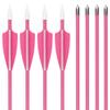 Archery Youth 24 26 28 Inch Fiberglass Archery Targeting Arrows for Youth Practise Recurvebow Compound Bow Shooting view 3