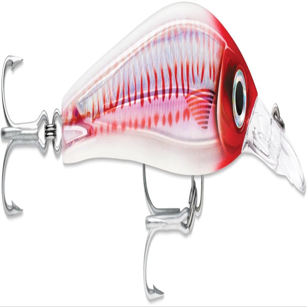 Rapala X-Rap Mag XT Saltwater Jerkbait, Offshore Hard Bait, Tuna Wahoo Mahi Fishing Lure, High Speed, 6-1/4", HD Red Head UV