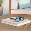 LINVO Polarized Sunglasses for Men Driving Sun glasses Shades 80's Retro Style Design Square view 2