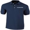 Housekeeping Easy Care Polo Shirt in Navy with White Screen Print, Employee Polo, Staff Shirt. view 3