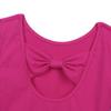 FEESHOW Kids Girls Classic Team Basic Long Sleeve Gymnastic Ballet Dance Leotard with Wrap Skirt Tutu Dress Rose Red 11-12 view 4
