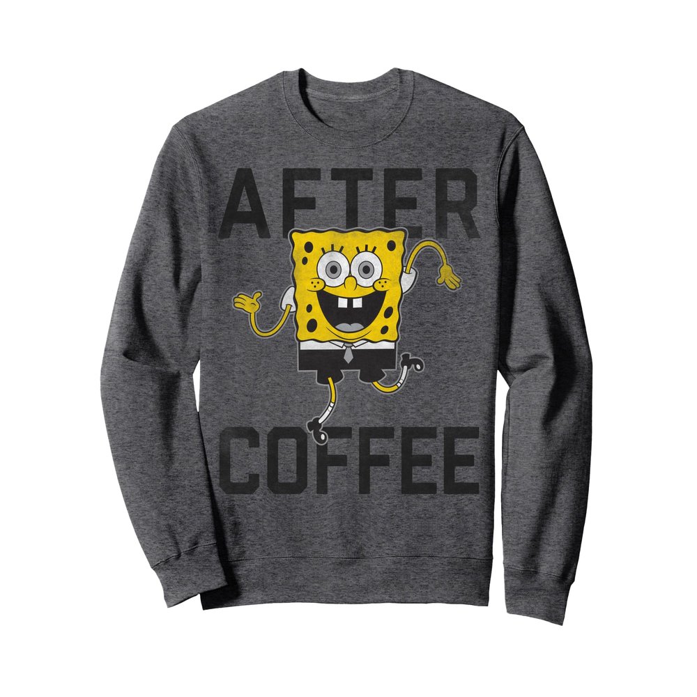 SpongeBob SquarePants Dance After Coffee Sweatshirt Sweatshirt