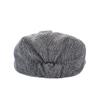 Born to Love Baby Boys Tweed Page Flat Scally Driver Cap Hat, Grey and Black Set, 4-5T view 3