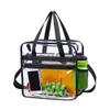 Clear Bag Stadium Approved,Security Approved Clear Tote Bag for Work Games Concerts-12"X12"X6" view 1