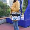 Clear Bag Stadium Approved,Security Approved Clear Tote Bag for Work Games Concerts-12"X12"X6" view 3