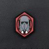 3D PVC First Order Death Trooper Helmet Patch GITD Star Rogue Wars One Episode 7 view 1