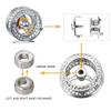 ANGLER DREAM 3/4 5/6 7/8 9/10WT Fly Fishing Reel with Line Combo 3 5 8 WT Fly Line Backing Leader CNC Machined Fly Reel (7/8WT Fly Reel with Line Combo) view 3