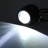 LED Headlight, Aluminum Headlight Horn 2 in 1 Set Front Light Headlamp Light(Black) view 4