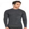 Men's Classic Waffle-Knit Heavy Thermal Top (2XL, Charcoal) view 1