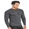 Men's Classic Waffle-Knit Heavy Thermal Top (2XL, Charcoal) view 2