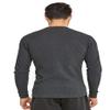 Men's Classic Waffle-Knit Heavy Thermal Top (2XL, Charcoal) view 4