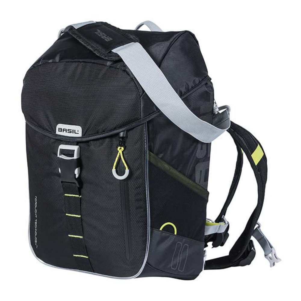 Basil Backpack, Black/Lime, 17 Litre, (17772)