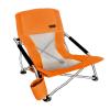 Nice C Chair Beach, Low Beach Chair, Sling, Folding, Portable, Concert, for Adults, Kids, Boat, Sand Chair with Cup Holder & Carry Bag (1 Pack of Orange) view 1