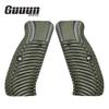 Guuun CZ 75 Grips, G10 SP01 Tactical Grips Full Size Thin, Golf Ball Dimple Texture view 2