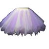 Womens Purple Champagne Puffy Tutu Layered Tulle Petticoat Skirt for Party view 1