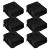 GUGULUZA Extra-Thick Gun Socks for Pistols, Pistol Sock for Handgun, 6 Pack Knit Silicone Treated Handgun Sleeve for Revolver, Drawstring Closure, Anti-Rust (Black) view 2